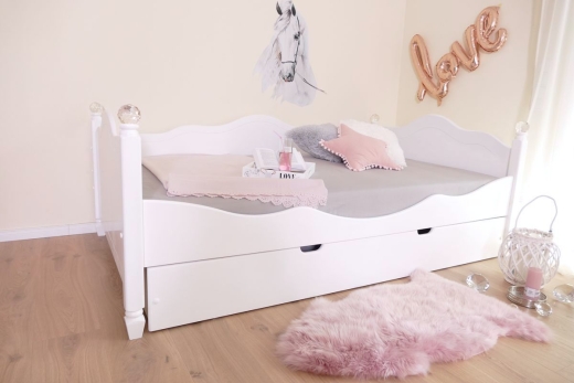 Łóżko dziecięce Lea 120x200 cm białe