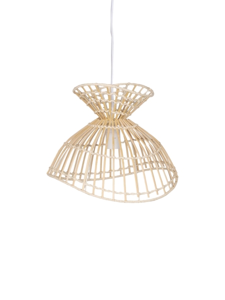 Rattanowa lampa sufitowa Fran
