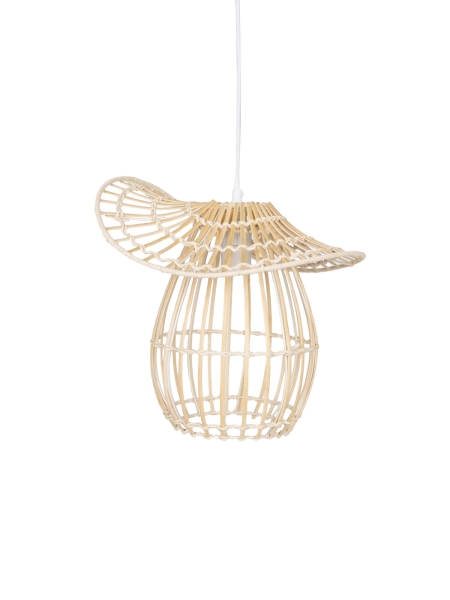 Rattanowa lampa sufitowa Fiene
