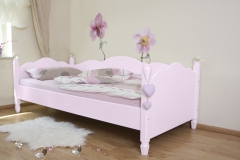 Łóżko dziecięce Lea 90x200 różowe