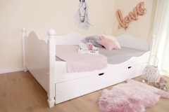 Łóżko dziecięce Lea 120x200 cm białe
