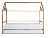 Bellamy łóżko domek Lotta 90x200 białe + szuflada