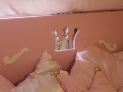 Łóżko karoca różowa
