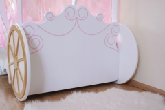 Łóżko dla dziewczynki karoca dynia