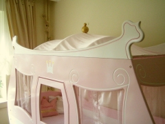 Łóżko karoca księżniczki różowa