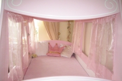 Łóżko karoca księżniczki różowa