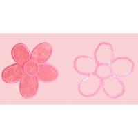 pościel dziecięca różowa kwiaty