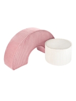 Wigiwama Pufa/piankowe klocki Pink Mousse Cord różowy