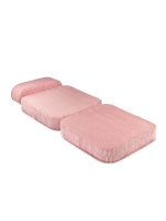 Wigiwama fotel rozkładany dla dzieci Pink Mousse Cord różowy