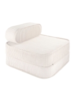 Wigiwama fotel rozkładany dla dzieci Marshmallow Cord mleczny