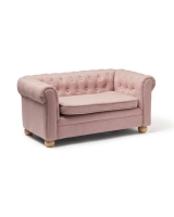 sofa dla dzieci Chesterfield różowa