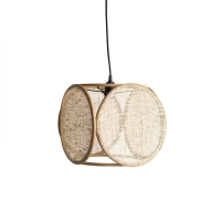 Bambusowa lampa sufitowa Fem