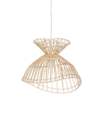 Rattanowa lampa sufitowa Fran