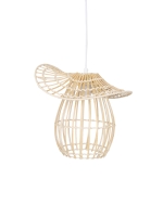 Rattanowa lampa sufitowa Fiene