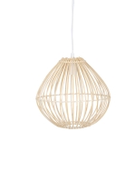 Rattanowa lampa sufitowa Fiep